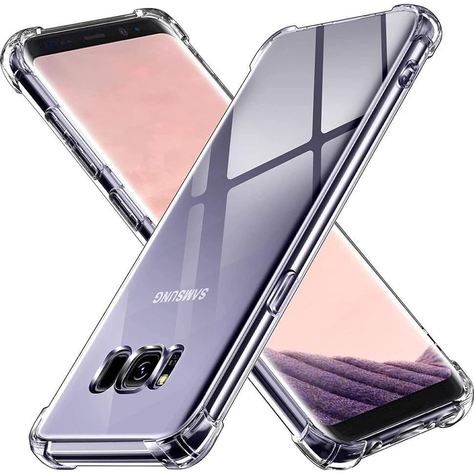 Thumbnail - Screenguard Samsung Galaxy S8+ Hülle Crystal Soft Airbag Bumper (Samsung Galaxy S8+), Smartphone Hülle, Transparent