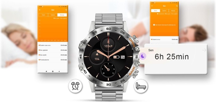 Immagine prodotto Gravity SMARTWATCH MĘSKI GT9-3 - WYKONYWANIE POŁĄCZEŃ, CIŚNIENIOMIERZ (sg021c)