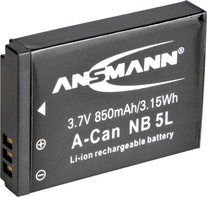 Actual product image Ansmann Canon NB-5L Battery (Camera battery)