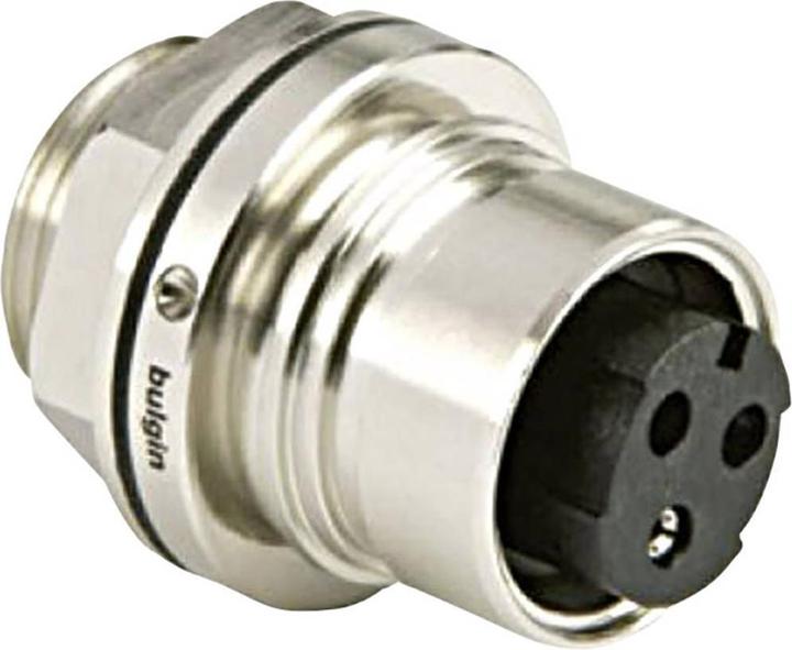 Bulgin PXM6012/02P/CR Ronde stekker Stekker, inbouw Totaal aantal polen: 2 Serie