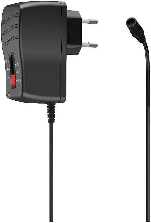 Hama Alimentatore switching universale, regolabile, 1000mA, 12W, max. 12V, 8 adattatori