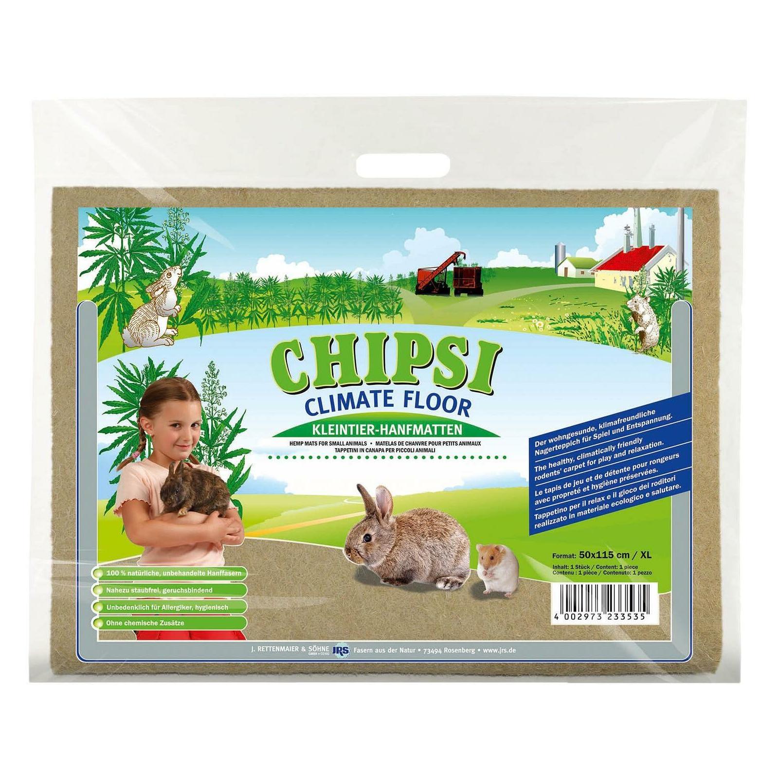 Chipsi Klimaatvloer hennepmat (0.75 kg, Chips), Beddengoed