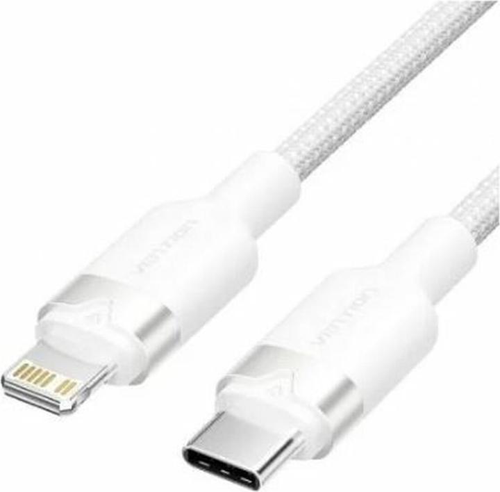 Image du produit Vention Cable USB-C To Lightning/2m White Lalwh (2 m, USB 2.0, 27 W)