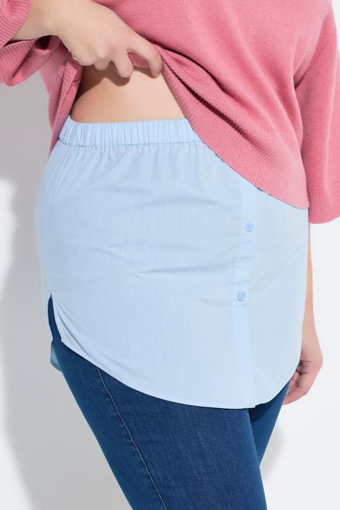 Immagine prodotto Ulla Popken Inserto a blusa dal taglio svasato con bordo arrotondato (50, 52)