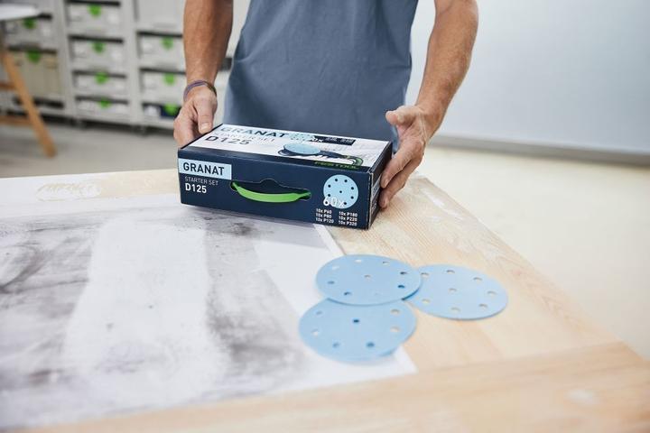Produktbild Festool Schleifmittel D125 GR-Set (P180, P60, P120, P220, P80, P320)