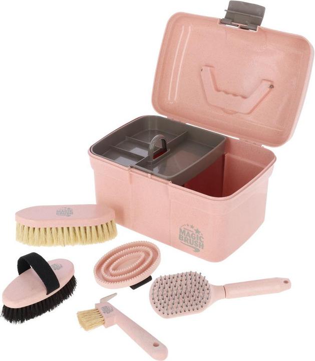 Productafbeelding Kerbl MagicBrush Putzbox Waterlily pastell-rosa gefüllt