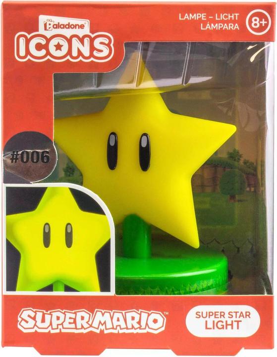 Actual product image Paladone Products Lampada Super Mario : Super Star Icon Light (PLD)