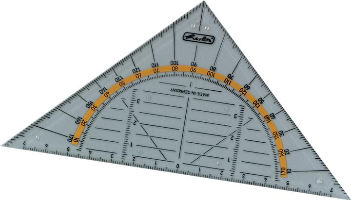 Herlitz Geo-Dreieck klein 8700304 (16 cm, Kunststoff)