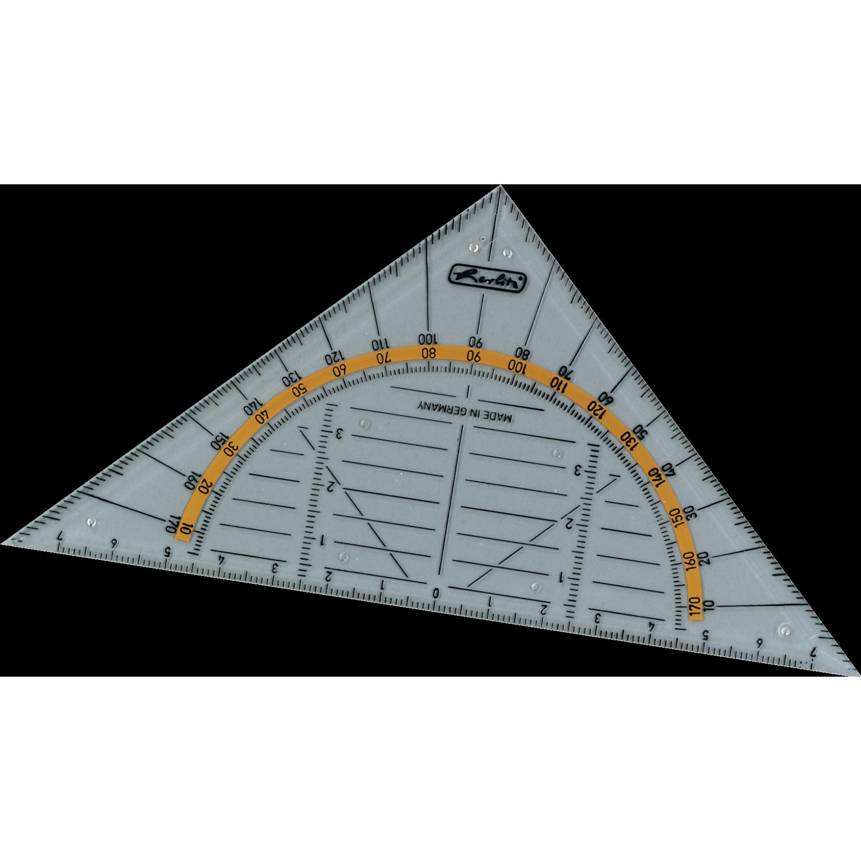 Herlitz, Lineal, Geo-Dreieck klein 8700304 (140 mm)