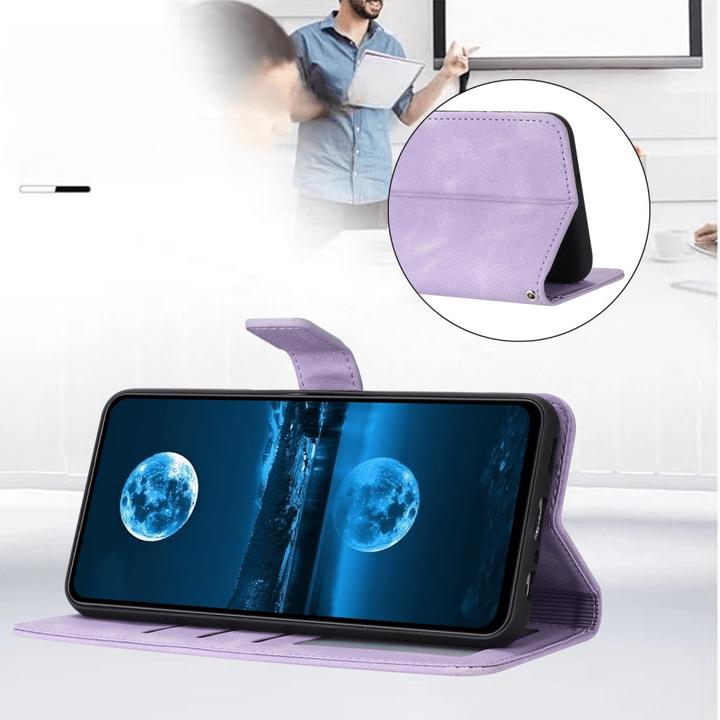 Actual product image Cover-Discount Galaxy S25+ / S24+ Plus – Wildleder Look Etui im Vintage Design (Samsung Galaxy S25+, Samsung Galaxy S24+)