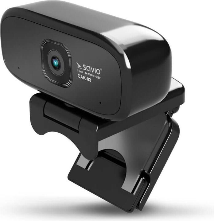 Actual product image Savio Elmak USB HD CAK-03 webcam with microphone, 1280x720 (2 Mpx)