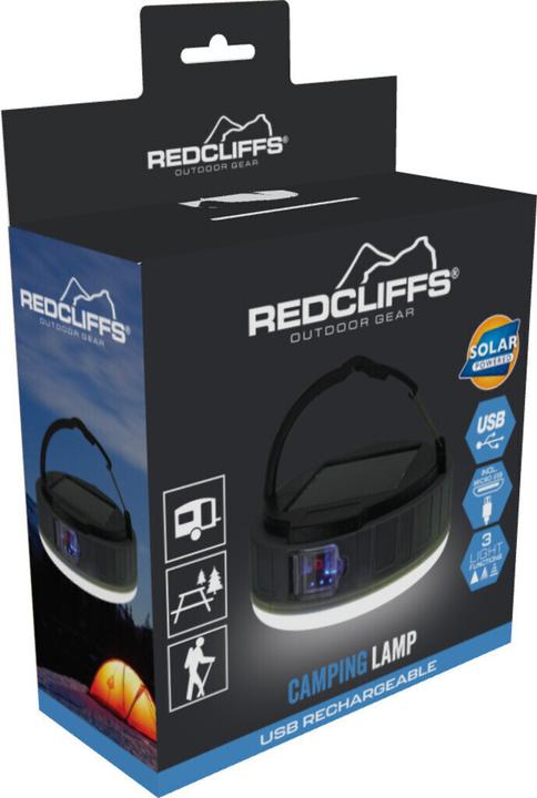 Actual product image Redcliffs Campinglampe mit Solarpanel