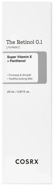 Image du produit Cosrx The Retinol 0.1 Cream (20 ml, Crème 24h)