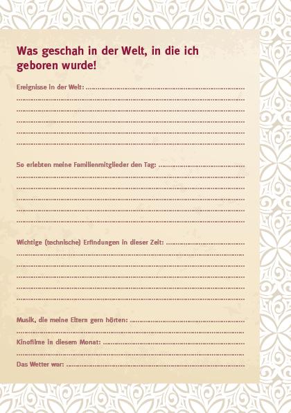 Produktbild Tagebuch für Mama und mich