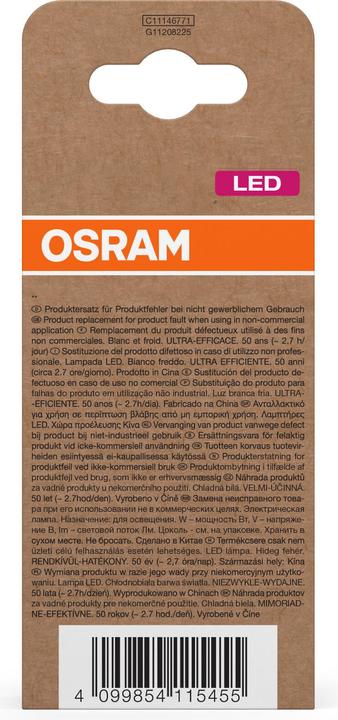 Image du produit Osram Lampe LED classe d'efficacité A filament CLASSIC 3.8W 840 givré E27 806lm 4000K neutra (E27, 806 lm, 1x)