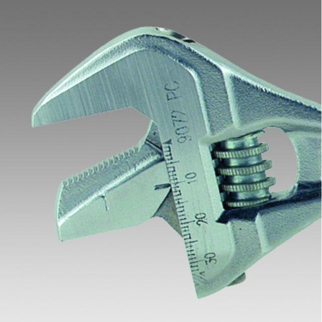 Produktbild Bahco ERGO Rollgabelschlüssel, mit gummiertem Griff und einstellbarer Backe - 33 mm (33 mm)
