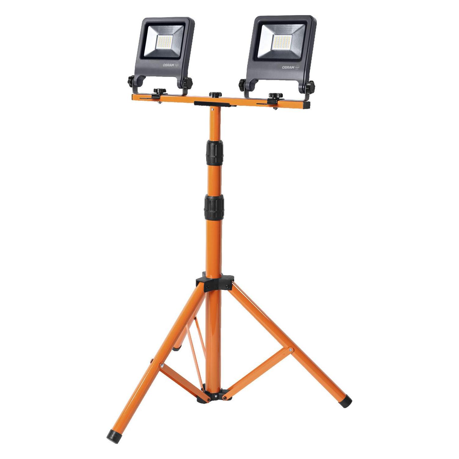 Ledvance, Werkplaatsverlichting, Osram Led Aussen-Strahler Worklights - Tripod 2x30W 4000K Neutralweiss 4099854572210 (6000 lm)