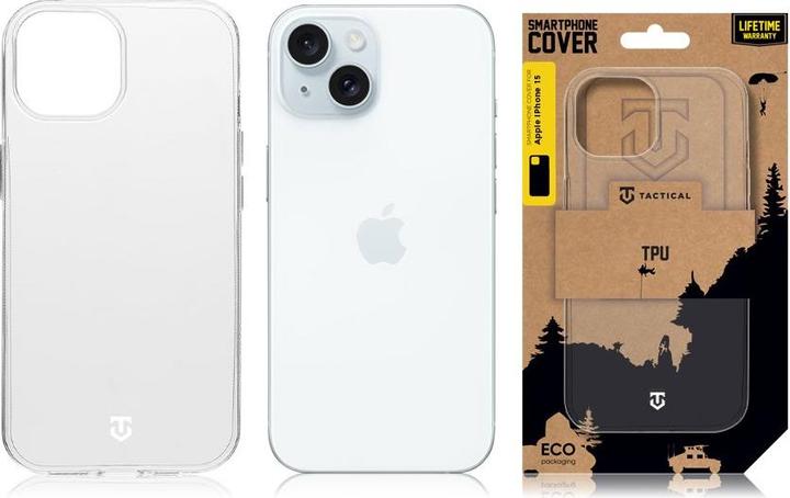 Produktbild NoName Tactical TPU Kryt pro Apple iPhone 15 Transparent (Apple iPhone 15)