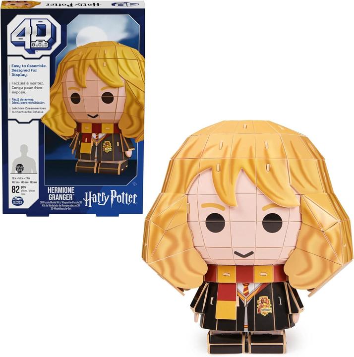 Actual product image Spin Master 4D Puzzles - Hermione Chibi Solid (6068745) (82 pieces)