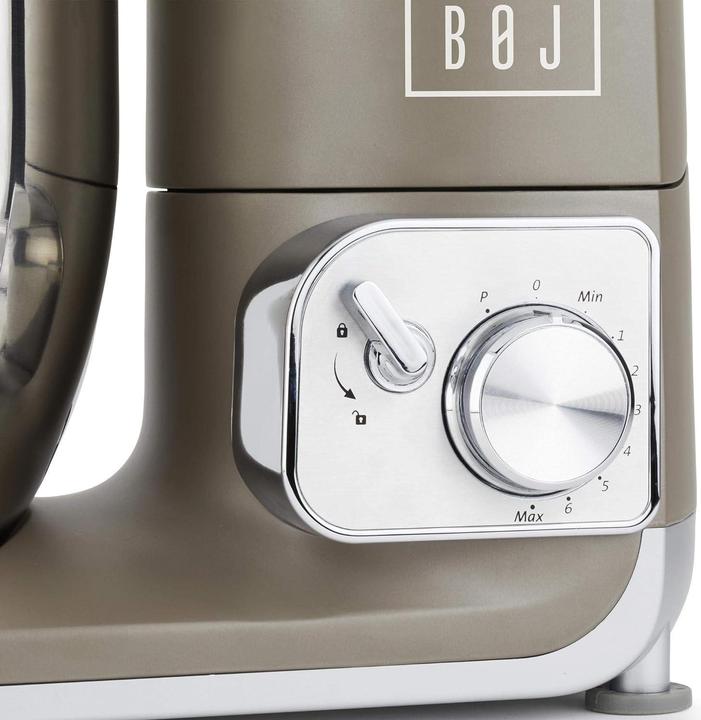 Image du produit Machine pétrisseuse avec blender, accessoires téflon et protection anti-éclaboussures (1200 W, 5.50 l)
