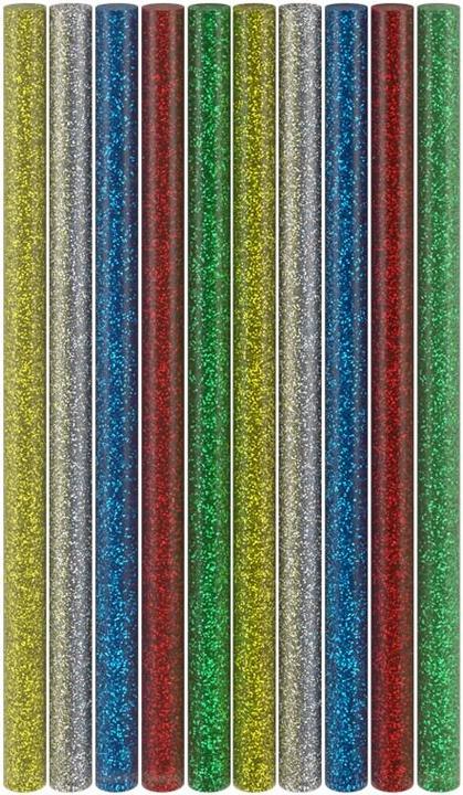 Goobay Heissklebesticks 11 mm, 5 Glitzer-Farben, 10 Stk.