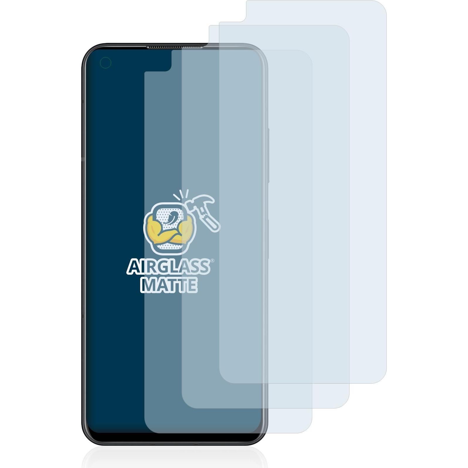 Thumbnail - BROTECT AirGlass Panzerglasfolie Matt (3 Stück, Asus Zenfone 9), Smartphone Schutzfolie, Grau