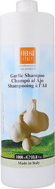 Produktbild Ever Ego Italy Garlic Shampoo für beschädigtes, gebleichtes oder gefärbtes Haar 1L Flasche 33.8 fl oz. (1000 ml, Flüssiges Shampoo)