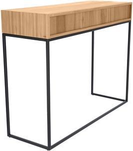 Actual product image Jan Kurtz DINA console table, frame: black tubular steel (34 x 34 x 78 cm)