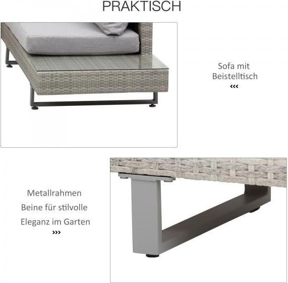 Produktbild Outsunny Gartengarnitur Set