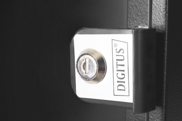 Produktbild Digitus 10" 6HE Wandgehäuse, SOHO PRO 324 x 316 x 298 mm, schwarz (6 HE, 10 Zoll Rack)