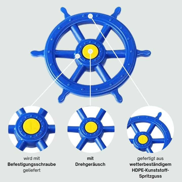 Image du produit H2i Roue de gouvernail pour tour de jeux