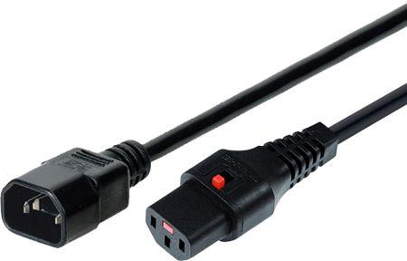 Produktbild MicroConnect Spannungsversorgungs-Verlängerungskabel (1 m, C14, C13)