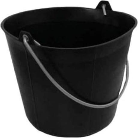 Velleman - MASONRY BUCKET - 11 L - PLASTIC - BLACK