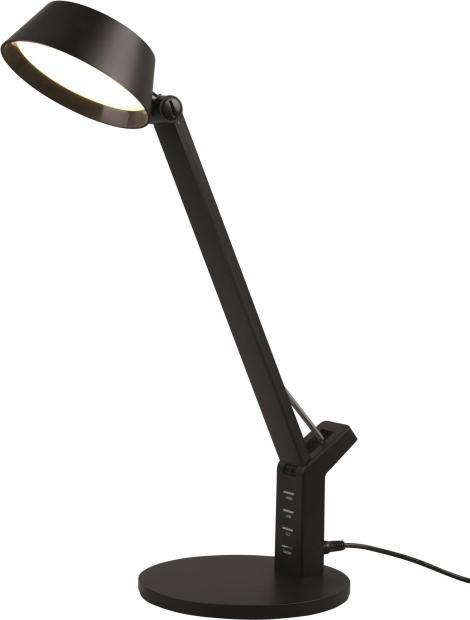 Produktbild Trio Leuchten LED Tischleuchte Ava 523090131, Kunststoff Schwarz matt, inklusiv 5 Watt LED (600 lm)