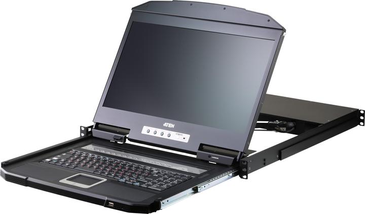 Produktbild Aten CL3116NX KVM-Switch, 18,5Zoll TFT, VGA, PS/2-USB, 16 Port, DE-Layout