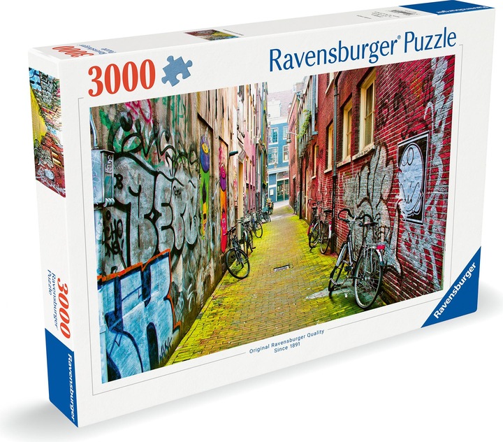 Immagine prodotto Ravensburger Puzzle 12000807 - Arte di strada ad Amsterdam - puzzle da 3000 pezzi per adulti 14+ (3000 pezzi)