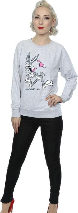 Actual product image Looney Tunes Womens/Ladies Bugs Bunny In Love Sweatshirt (S)