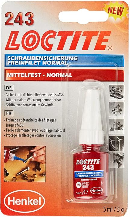 Produktbild Loctite Schraubensicherung 243 (5 g, 5 ml)
