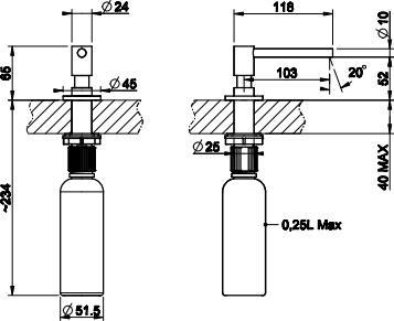 Produktbild Gessi Spülmitteldispenser 29660