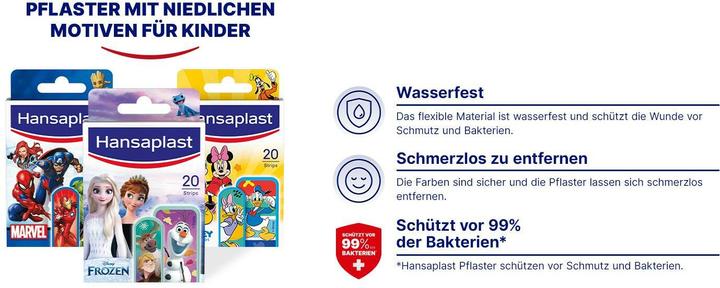 Actual product image Hansaplast Kinderpflaster Micky Mouse (20 x)
