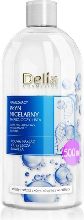 Image du produit Delia Cosmetics Eau micellaire Acide hyaluronique (Eau micellaire, 500 ml)