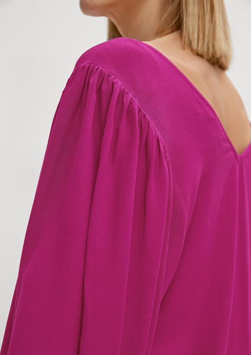 Image du produit Comma Bluse Peplum-Bluse aus Viskose (40)