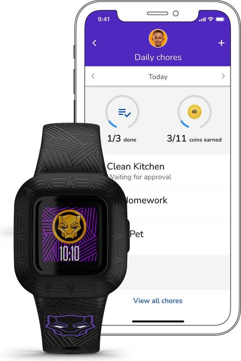 Produktbild Garmin vivofit jr. 3 Black Panther Special Edition (14.11 mm)