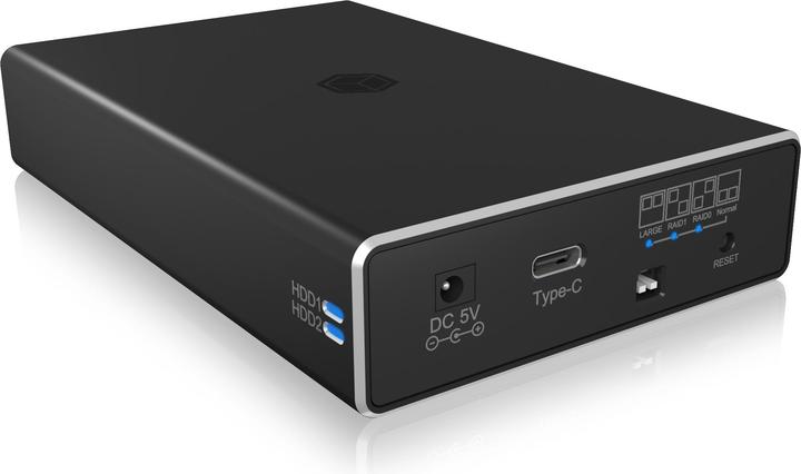 Actual product image Icy Box RAID enclosure for 2x HDD/SSD, IB-RD2253-C31 (2.5")
