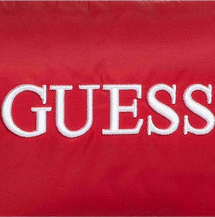 Actual product image Guess Quatro, Textile Fanny Pack, Red, 19/28.5 x 17 x 4 cm, For Men