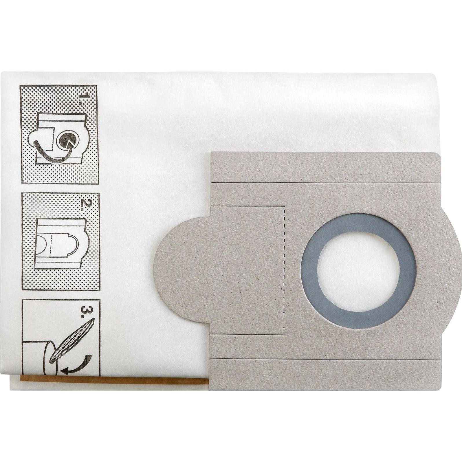 Fein, Industriestaubsauger Zubehör, Filtersack 5er Set 3 13 22 757