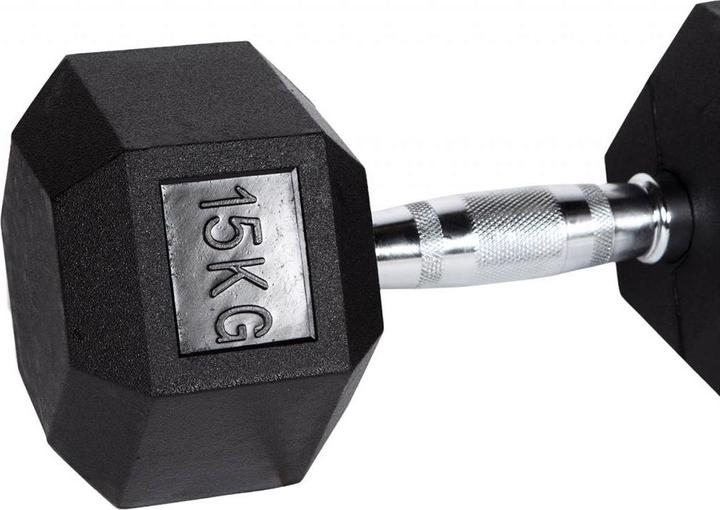 Image du produit Fitcom Hex Dumbbell 15 kg (1 x 15 kg)
