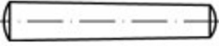Produktbild Toolcraft A 1 Form B Kegelstifte, Kegel 1:50, gedreht Abmessung: 10 x 100 (1 Stück) (1 Stk., 100 mm)
