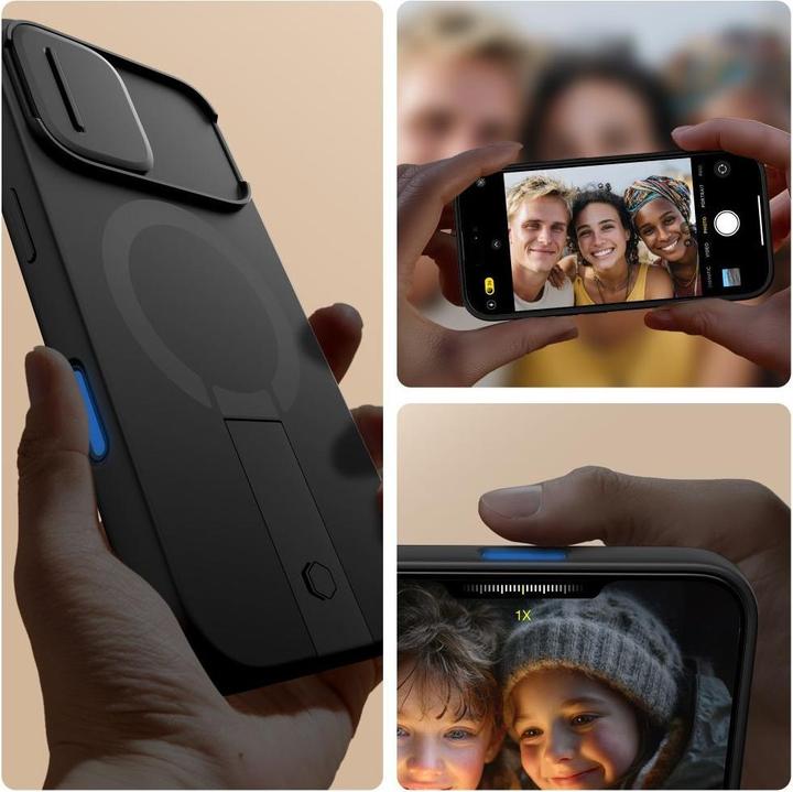 Produktbild Tech-Protect Kevlar Aura MagSafe Case für iPhone 17 - Schwarz (Apple iPhone 17)