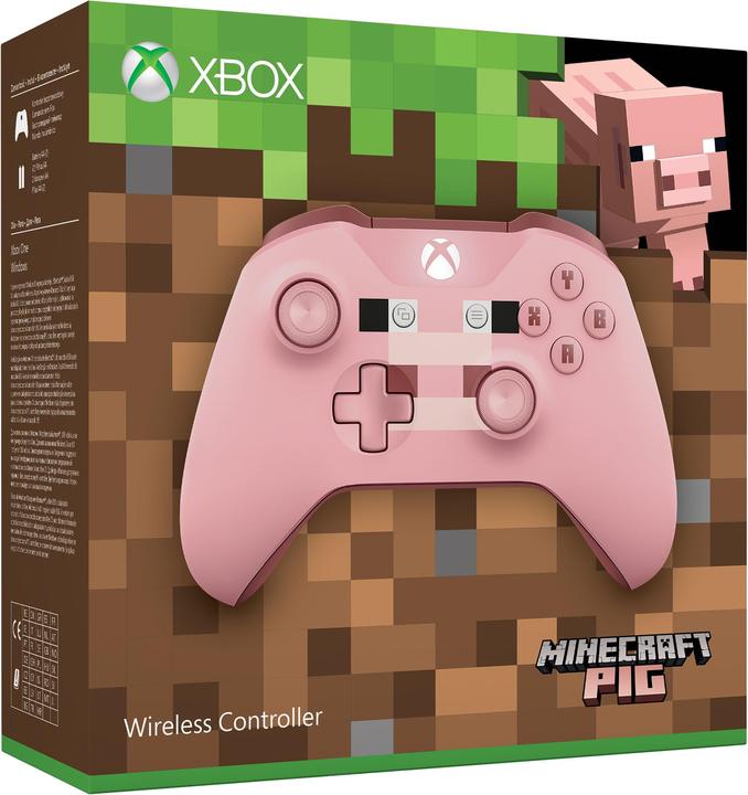 Actual product image Microsoft Xbox Wireless Controller - Minecraft Pig (Xbox Series X, Xbox One S, Xbox Series S, PC, Xbox One X)